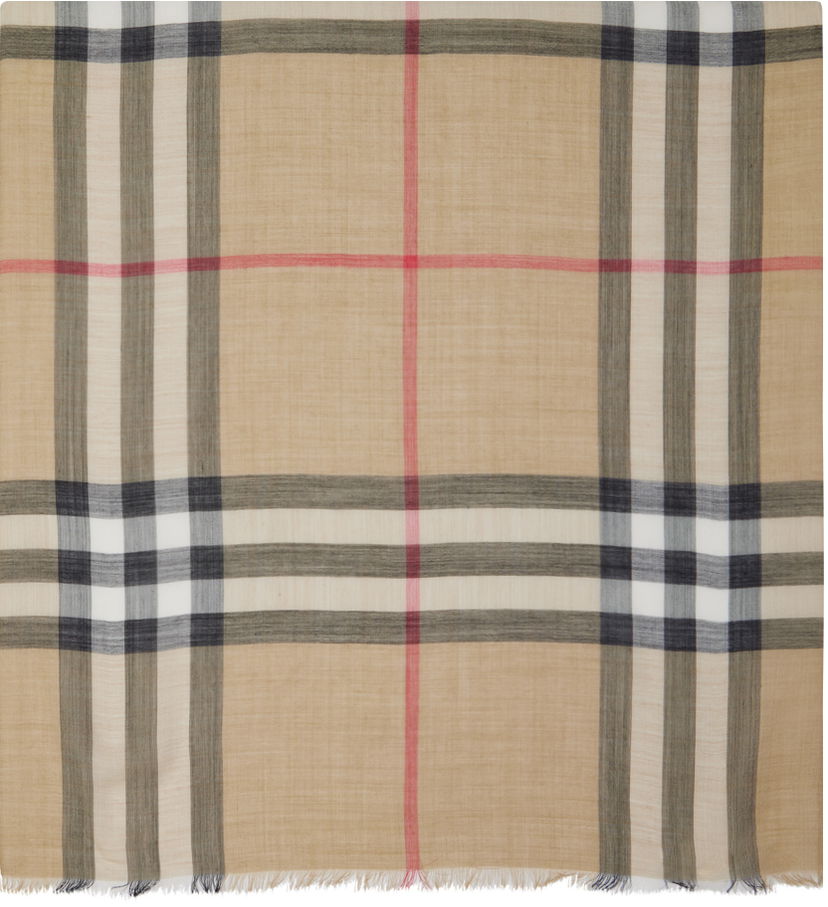 Šál Burberry Vintage Check Scarf Beige Béžová | 8055855