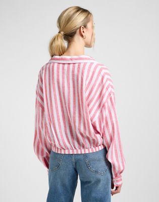 Košeľa Lee Lee Elasticated Shirt, Size XS Ružová | 112363502, 0
