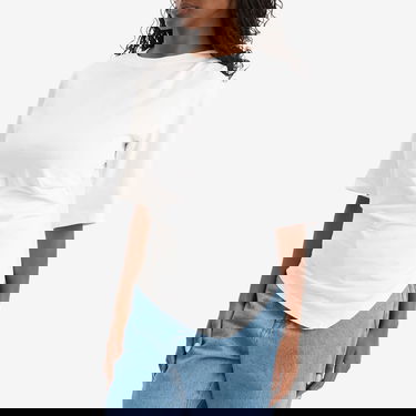 Tričko Róhe Re-Invented Twisted T-Shirt Biela | 416-20-206, 2
