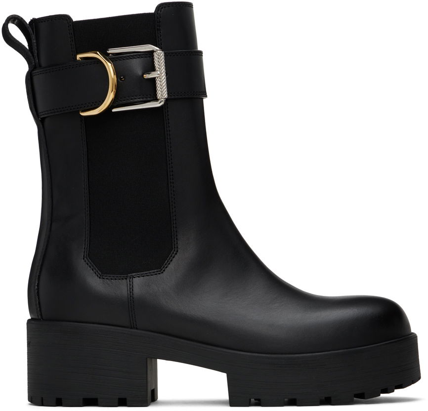 Oblečenie Givenchy Givenchy Voyou Chelsea Boots Čierna | BE604UB22S001, 0