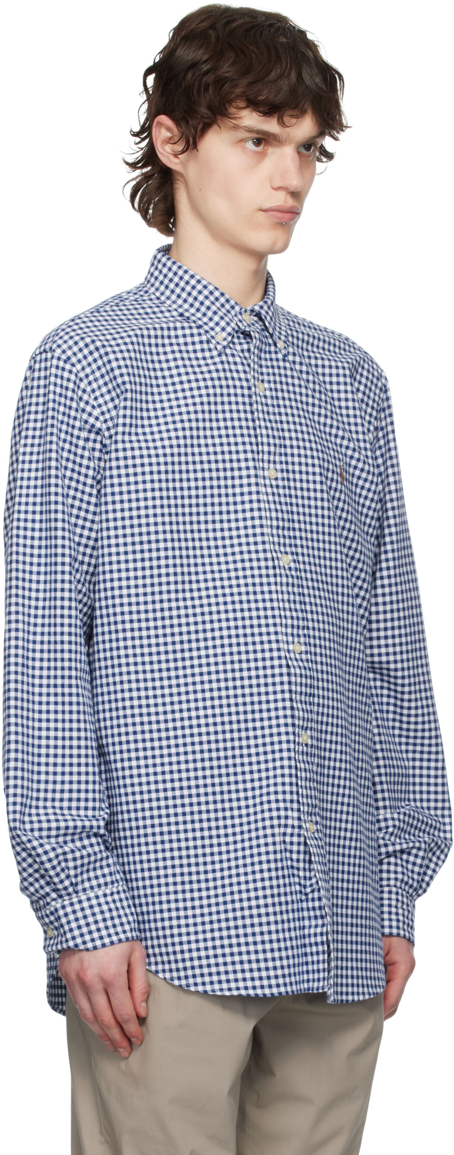 Košeľa Polo by Ralph Lauren Ralph Lauren Classic Fit Gingham Oxford Shirt Modrá | 710548535007, 1