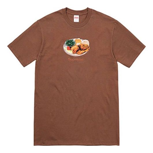 Tričko Supreme Supreme SS18 Chicken Dinner T-Shirt Hnedá | SUP-SS18-0184