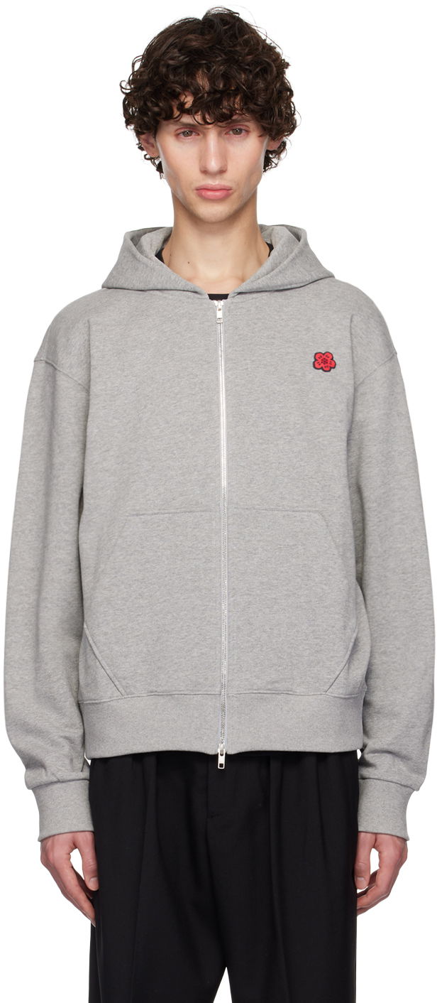 Mikina KENZO Gray Paris 'Boke Flower' Hoodie Šedá | FE65SW2254MF, 0