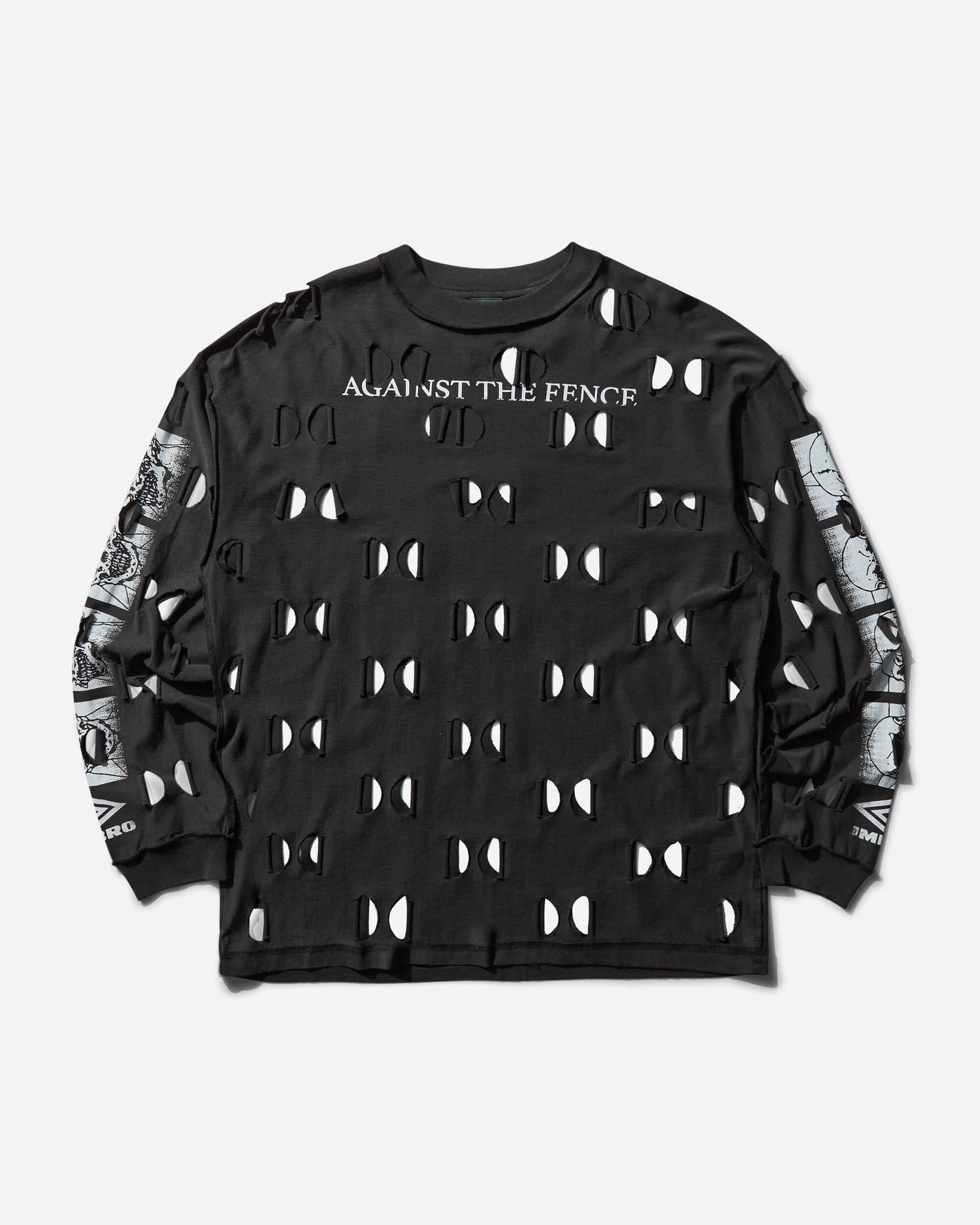 Tričko Umbro Against The Fence Longsleeve T-Shirt Čierna | UBMW0290JY82 BLK0020, 1