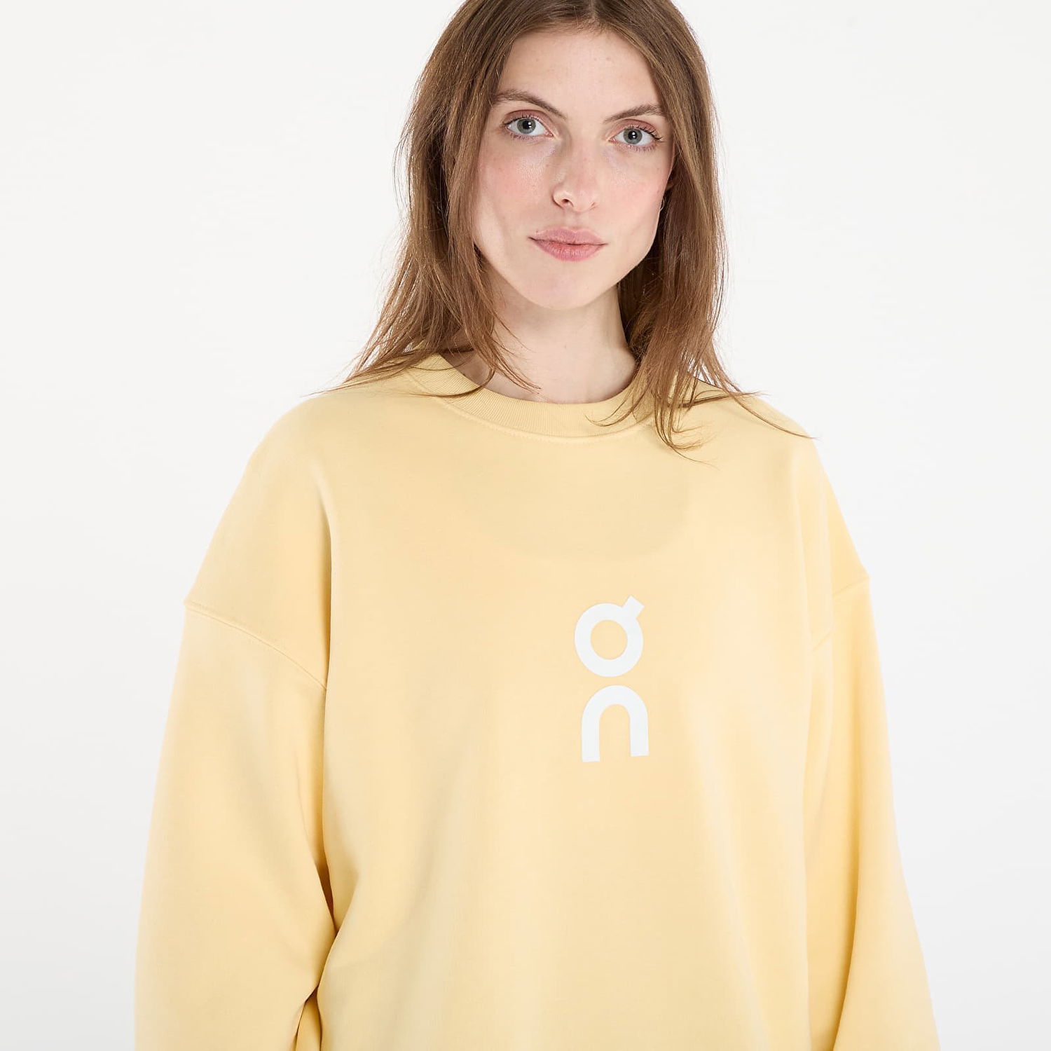 Mikina On Running Club Crew Sweatshirt M Žltá | 1WE10473537, 0