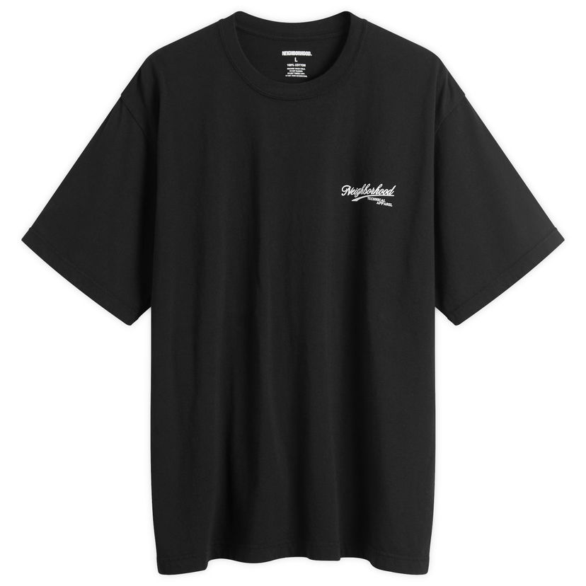 Tričko Neighborhood SS-8 Cards Technical Apparel T-Shirt Čierna | 252PCNH-ST08-BLK