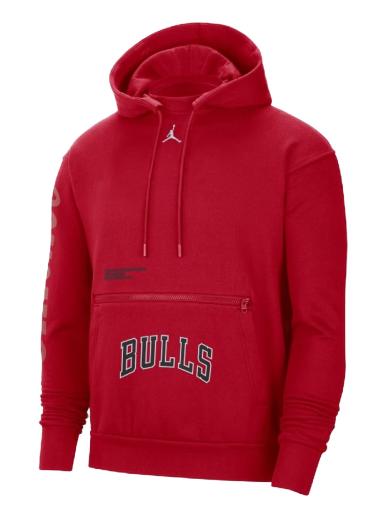 Mikina Jordan Chicago Bulls Courtside Statement Edition Jordan NBA Fleece Pullover Hoodie Červená | DR6999-657