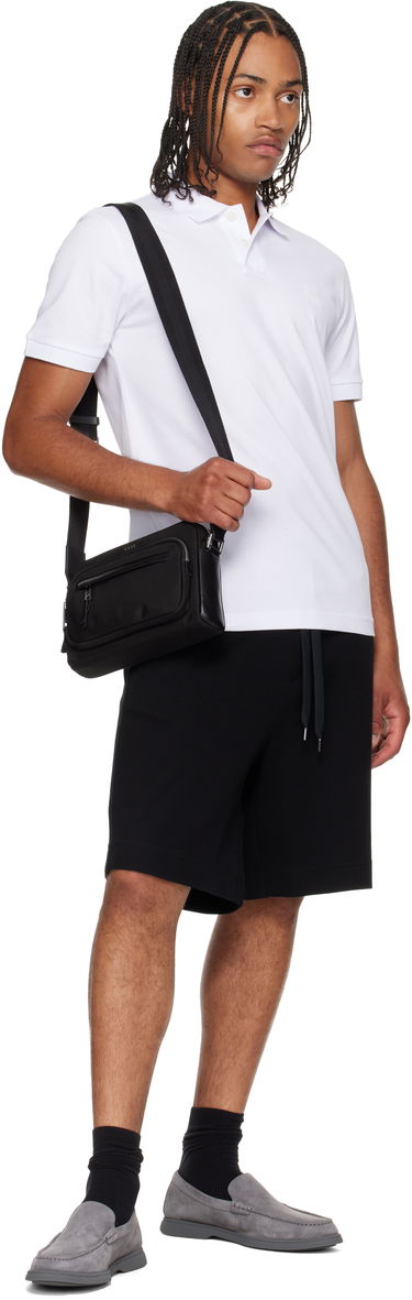 Taška cez rameno BOSS Logo Hardware Crossbody Bag Čierna | 50548010, 3