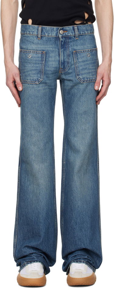 Džínsy Coperni Coperni Four Pocket Straight Leg Jeans Modrá | COPP108F2014MEN, 0