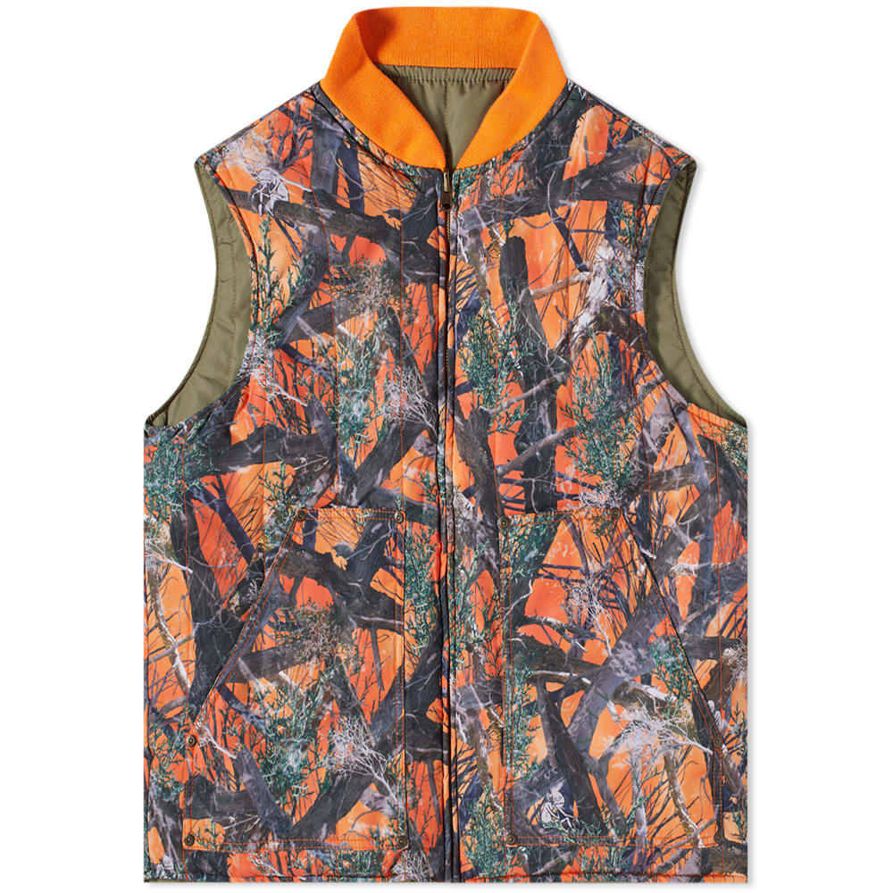Vesta Fucking Awesome Reversible Camo Vest Oranžová | FA1512-ORA, 0