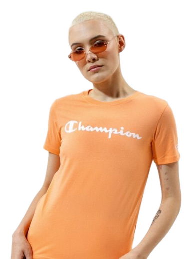 Tričko Champion Crewneck Tee Oranžová | 114780PS122