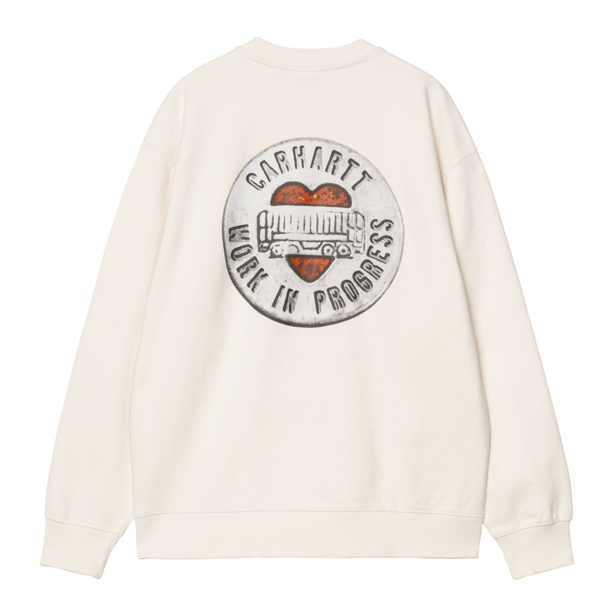 Mikina Carhartt WIP Women's Button Sweatshirt Biela | I034721_9, 1