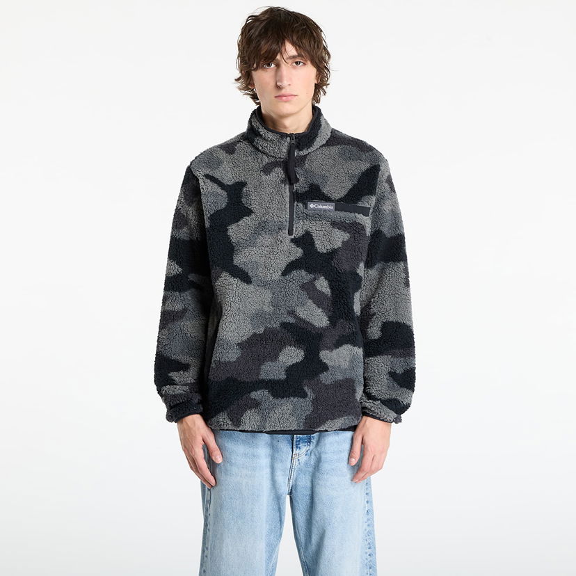 Mikina Columbia Columbia Rugged Ridge™ High Pile Half Zip Sweatshirt Šedá | 2135471011