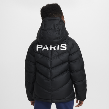 Prešívaná bunda Nike Paris Saint-Germain Hooded Synthetic-Fill Jacket Čierna | FQ3425-010, 3