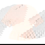 Vilde Ruffled Smocked Peplum T-Shirt