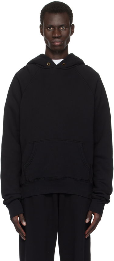 Mikina LES TIEN Les Tien Classic Raglan Hoodie Čierna | CF-1098, 0