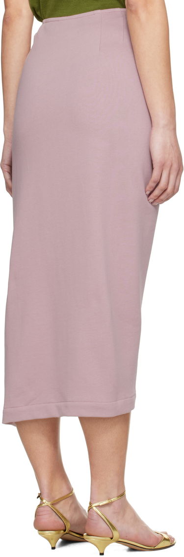 Sukňa Dries Van Noten Dries Van Noten Ruffled Cotton Midi Skirt Fialová | 251-011109-1610, 2