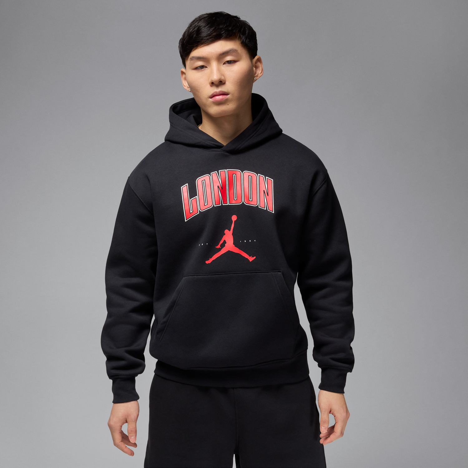 Mikina Jordan Jordan London Fleece Hoodie Čierna | HQ0436-010, 0