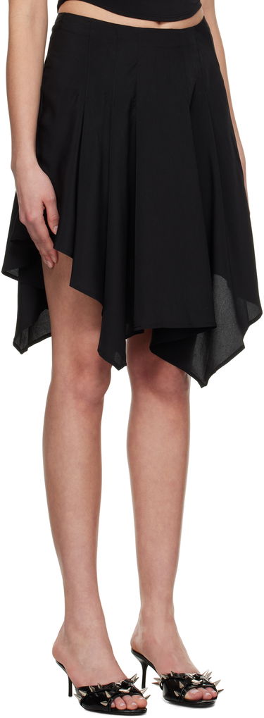 Sukňa Miaou Miaou Ty Asymmetrical Midi Skirt Čierna | 4072GGTBLK, 1