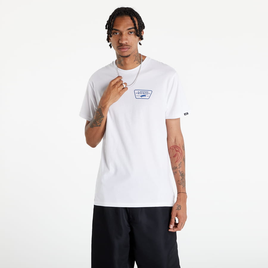 Tričko Vans Full Patch Back T-Shirt Biela | VN0000F8SVI1, 0
