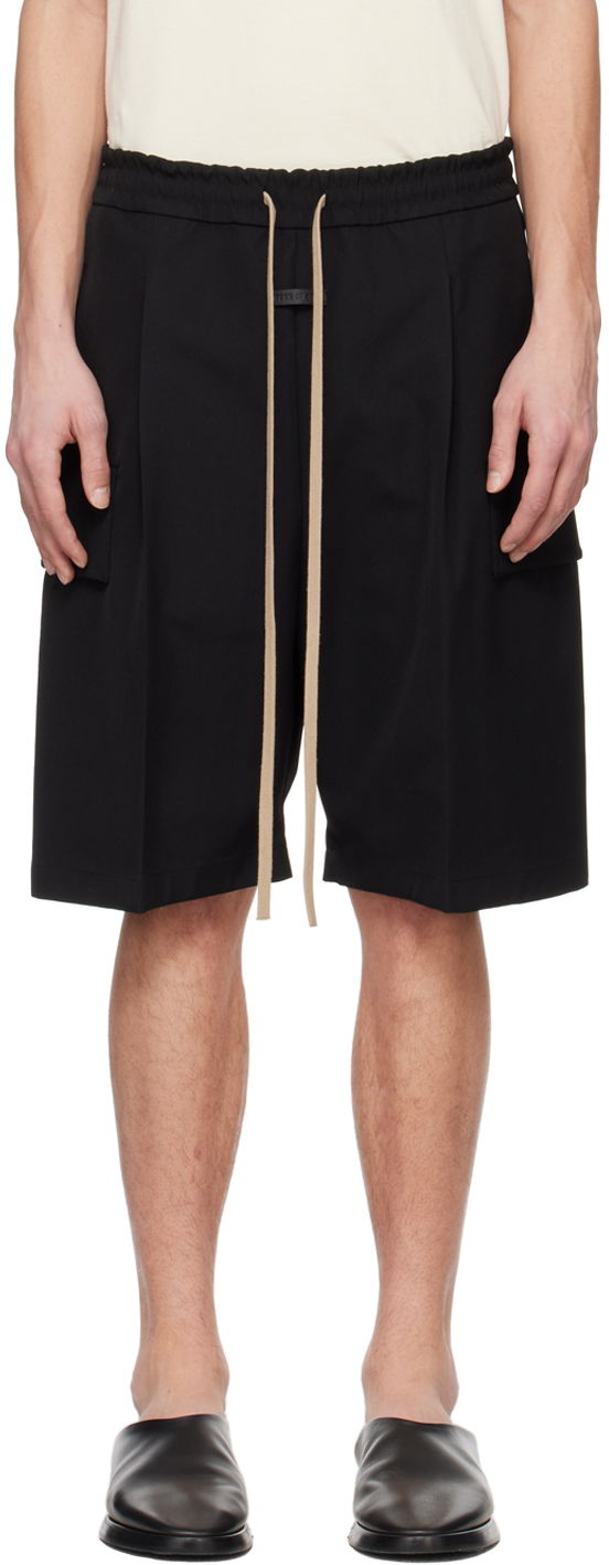 Šortky Fear of God Black Heavyweight Shorts Čierna | FG840-515WCT