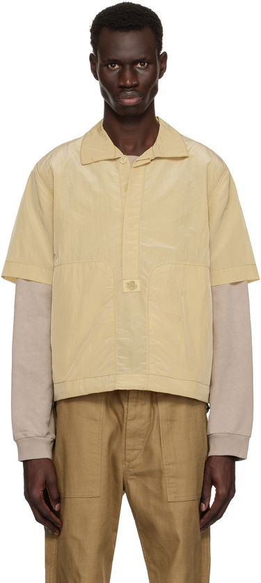 Polo tričko Ranra RANRA Foreger Shiny Nylon Polo Béžová | AMSS25PO02551, 0
