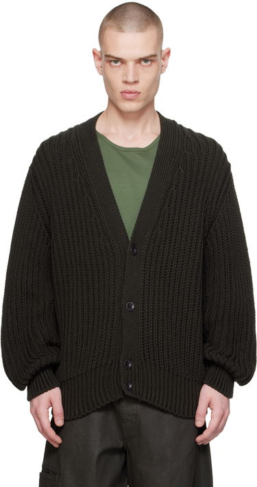 Sveter LEMAIRE Lemaire Chunky Knit Cardigan Zelené | TO1214 LK1023, 0