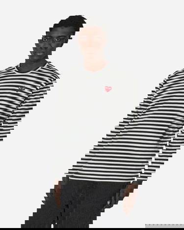 Tričko Comme des Garçons PLAY Striped T-Shirt Rôznofarebný | P1T164 1, 1