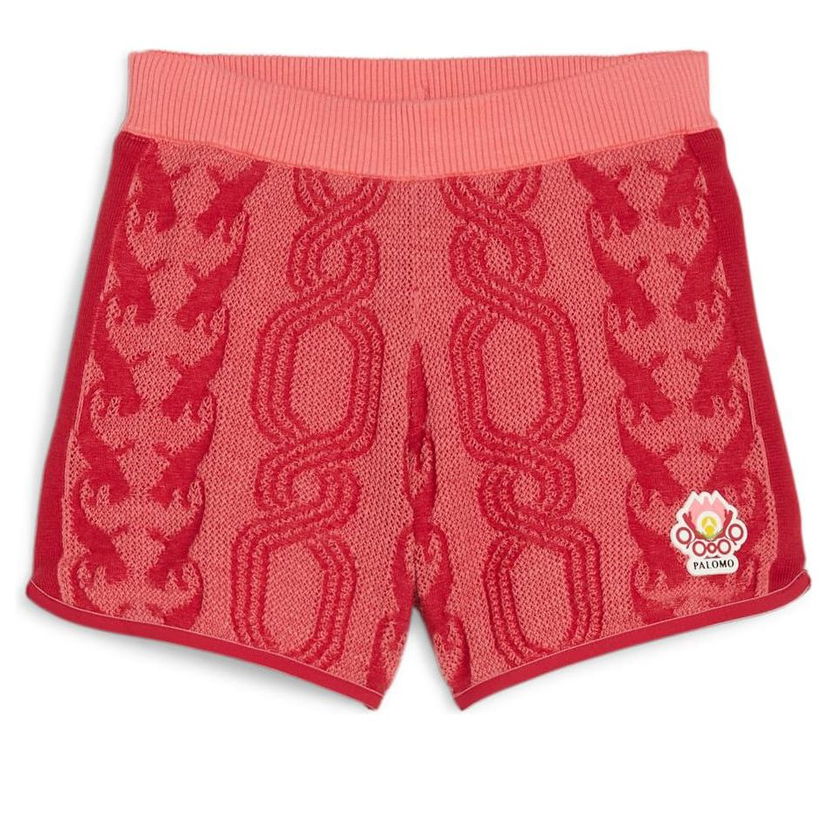 Šortky Puma Knit Patterned Shorts Červená | 625561-26