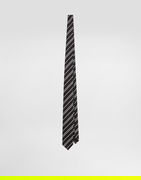 Dolce & Gabbana Jacquard Tie with Diagonal Stripes
