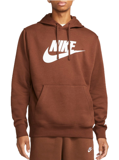 Mikina Nike Sportswear Fleece Club Hoodie Hnedá | bv2973-259