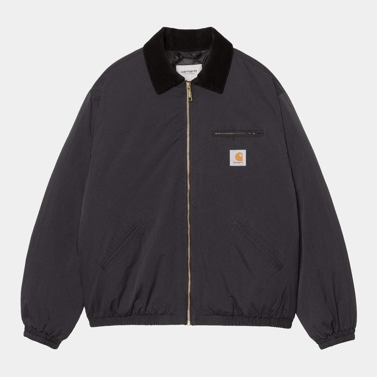 Bunda Carhartt WIP Reggie Jacket stone washed Čierna | A252003_9, 0
