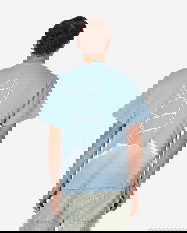 Tričko Objects IV Life Balance Print T-Shirt Modrá | 001-107-20 POPBLU, 2