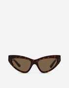 Crossed Acetate Sunglasses Onesize