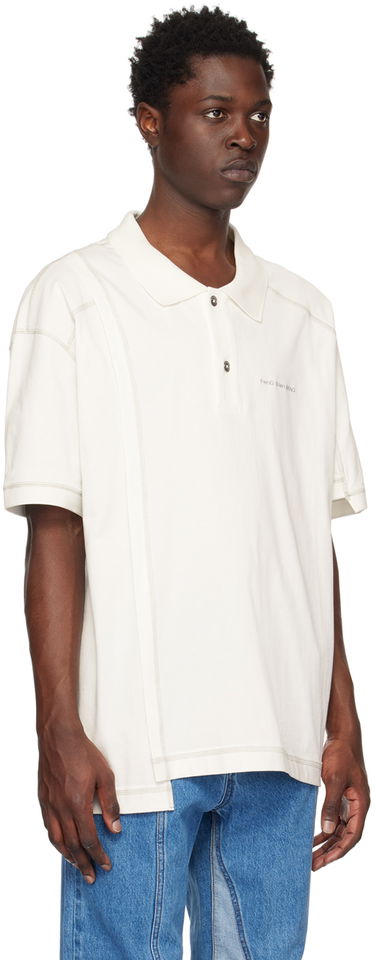 Polo tričko Feng Chen Wang Feng Chen Wang Embroidered Polo Biela | FUS15PL03, 1