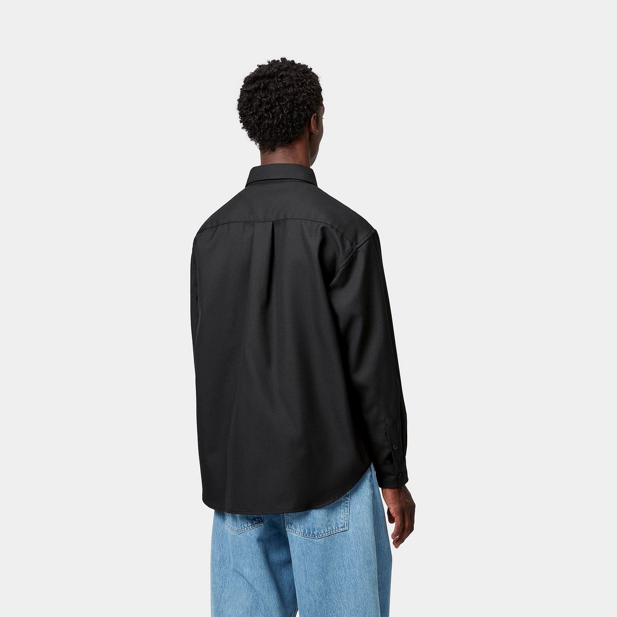 Košeľa Carhartt WIP Carhartt WIP Ray Long Sleeve Shirt Čierna | I035626_3, 1