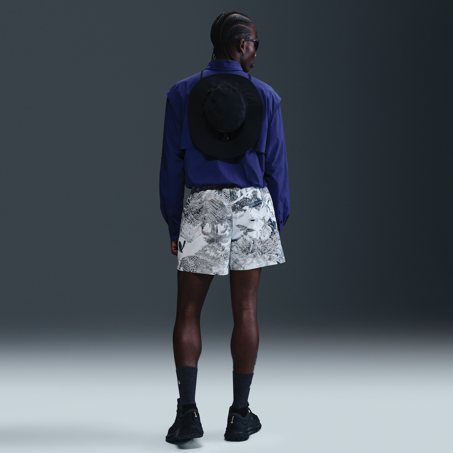 Košeľa Nike ACG ACG "Reservoir Goat" Printed Shorts Navy | HJ2889-085, 1