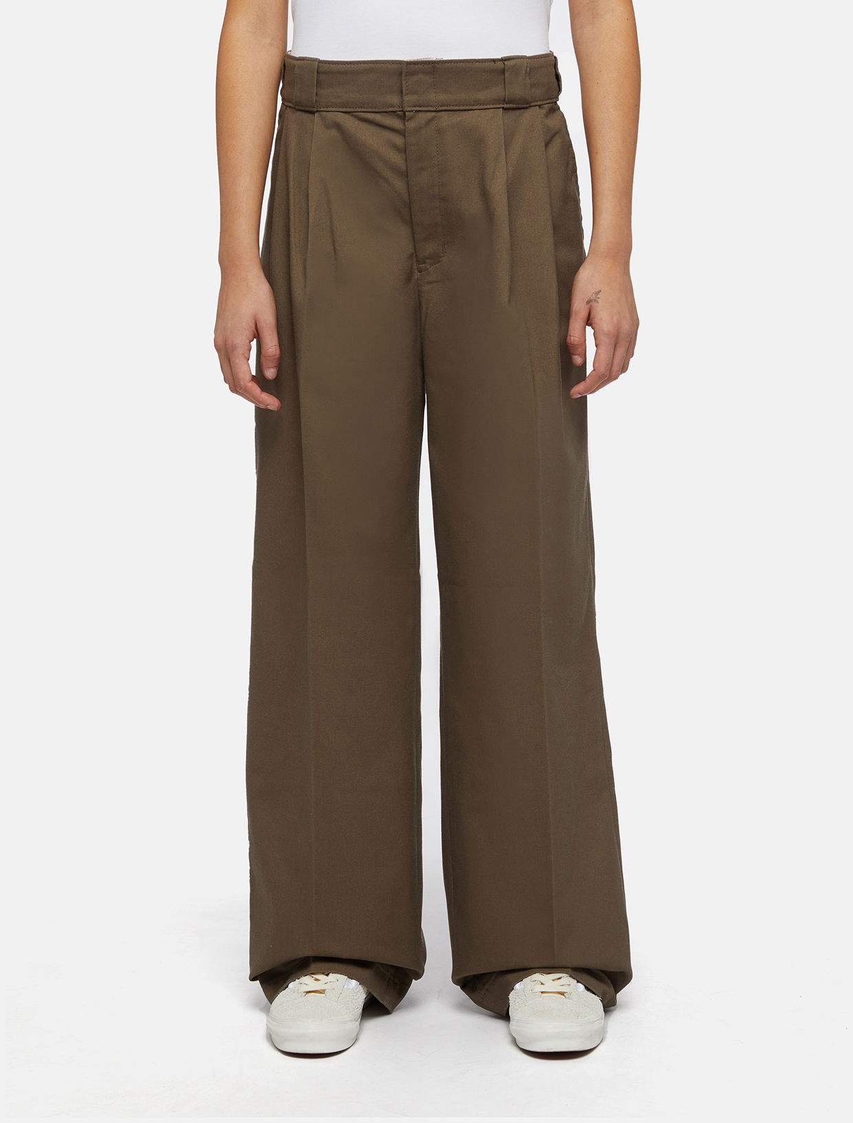 Nohavice Dickies Pleated Multi-Pocket Work Trousers Hnedá | 0A863M, 0