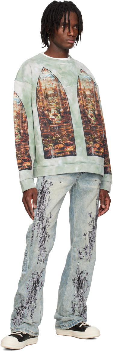 Džínsy Who Decides War Who Decides War Scratched Denim Jeans Modrá | 1120990009SS25, 3