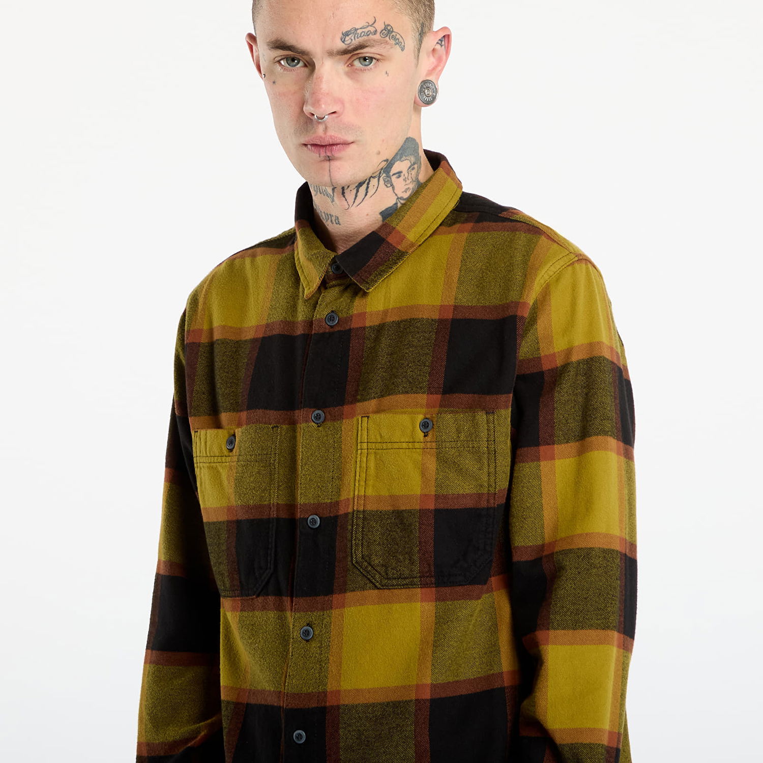 Košeľa Vans Larkspur Plaid Flannel Shirt Rôznofarebný | VN000P7ZF0H1, 1