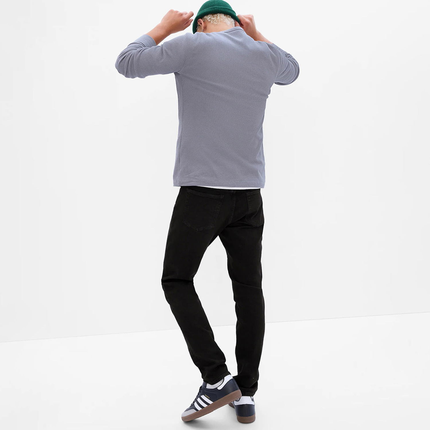 Džínsy GAP Denim Pants Slim Taper Washed Black Čierna | 527394-00, 1
