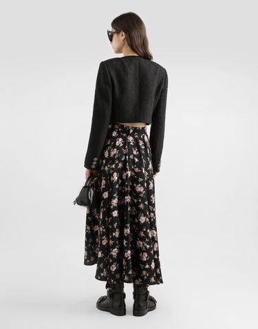 Sukňa Dolce & Gabbana Vintage Roses-print Charmeuse Circle Skirt Rôznofarebný | F4DBGTFSA8CHN5XQ, 2
