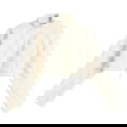 Teddy Funnel Neck Cropped Jacket