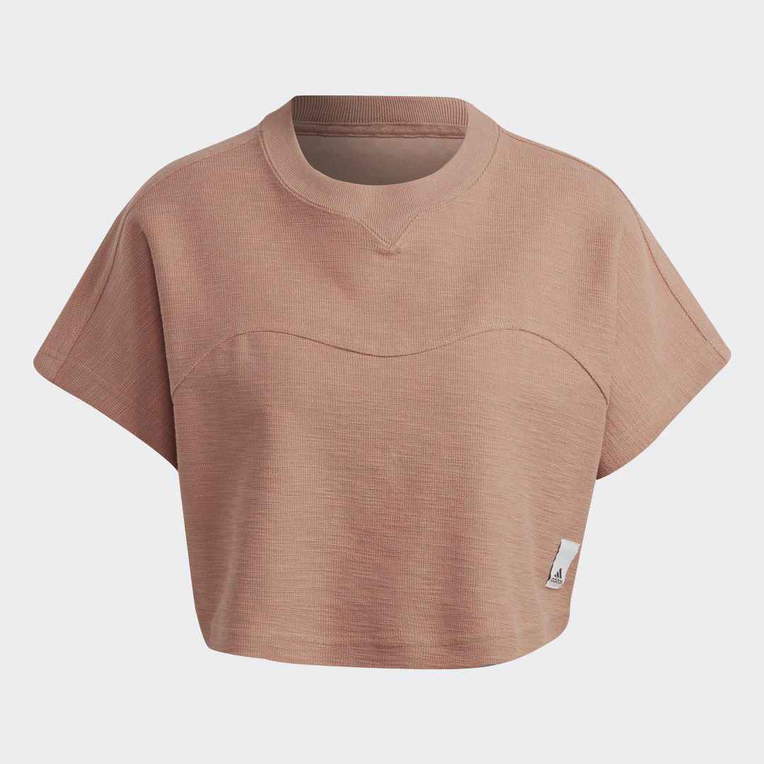 Cropped Terry Lounge Top