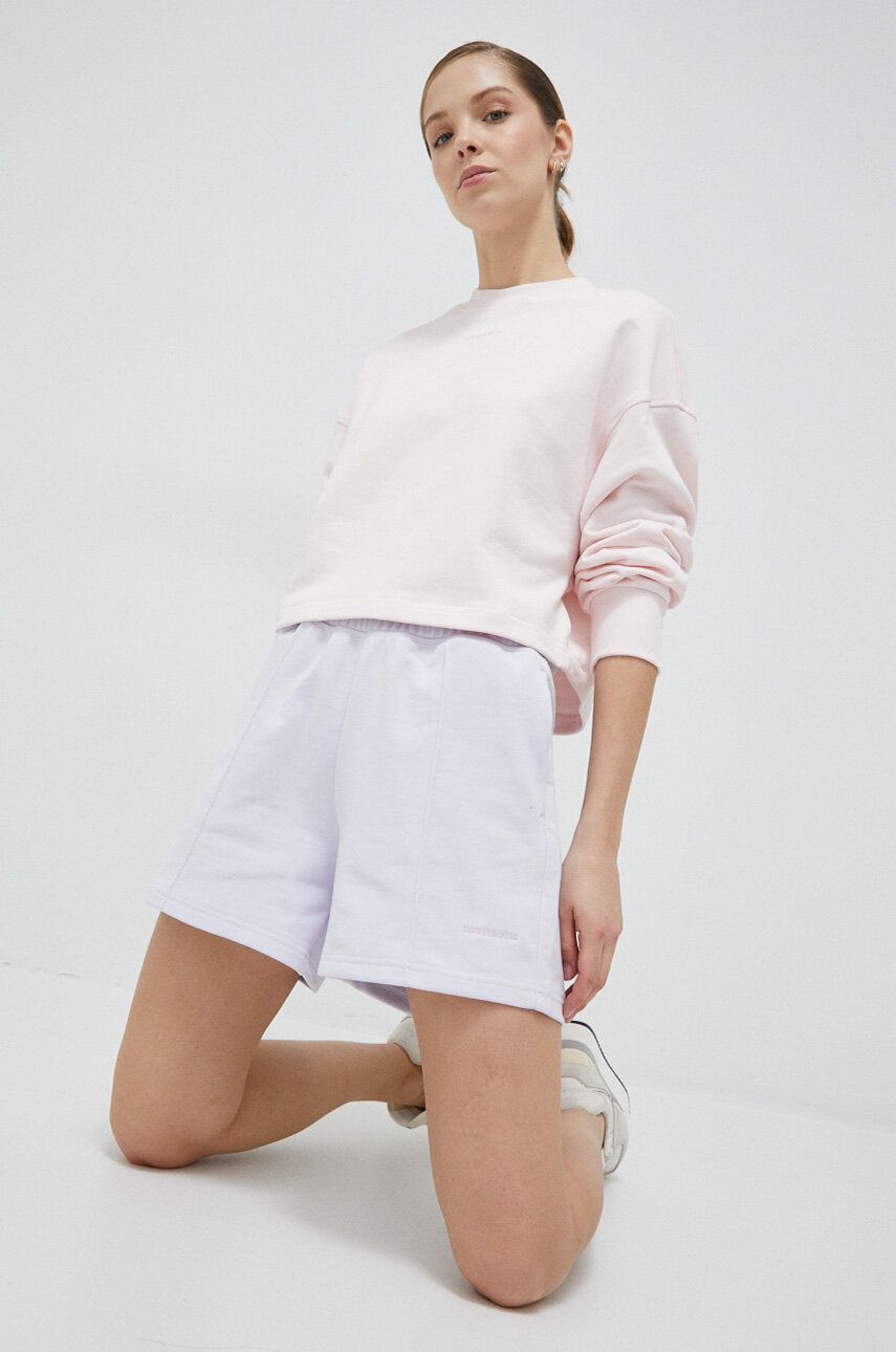 Šortky New Balance French Terry Shorts Fialová | WS23552LIA, 0