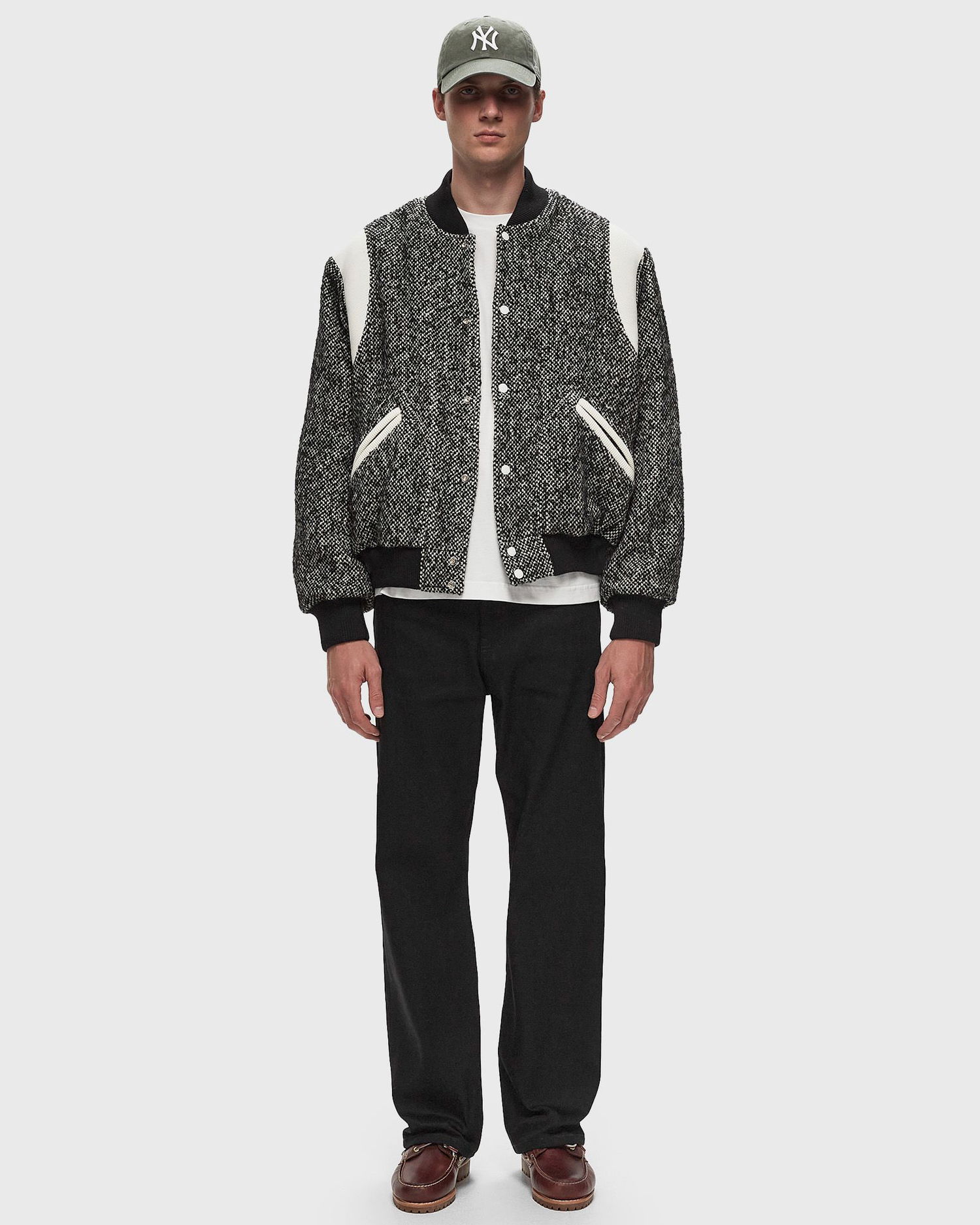 Bomber bunda KENZO WOOL VARSITY JACKET Metalická | FE65BL1489OX.99, 1