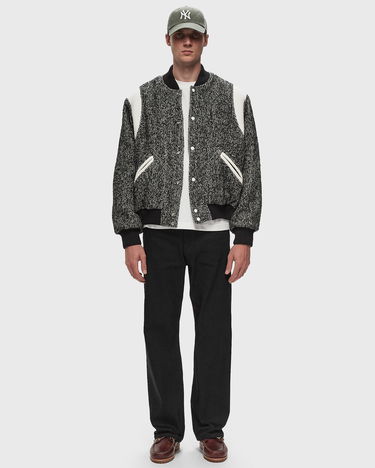 Bomber bunda KENZO WOOL VARSITY JACKET Metalická | FE65BL1489OX.99, 1