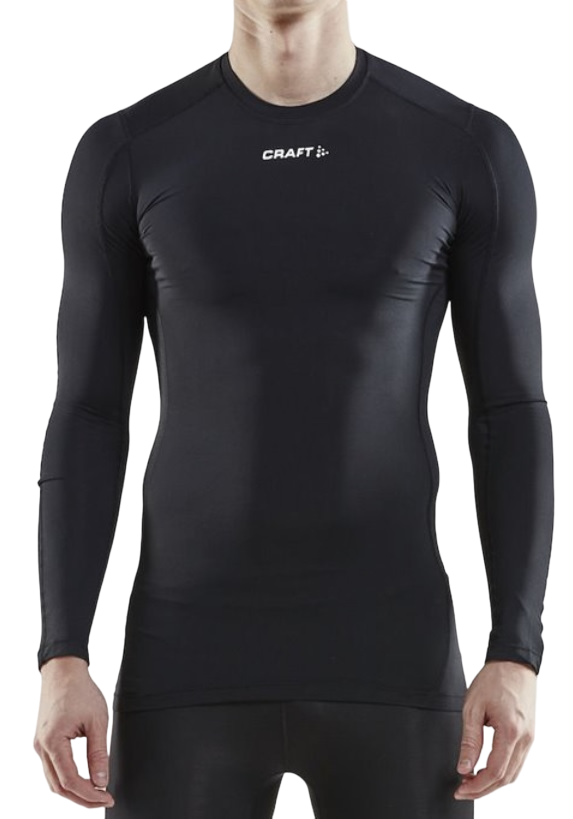 Tričko Craft Compression Long Sleeve T-Shirt Čierna | 1906856-999000