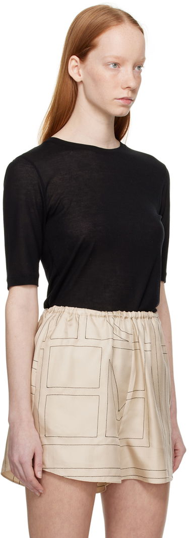 Tričko TOTEME Thin T-Shirt Biela | 221-452-780, 4