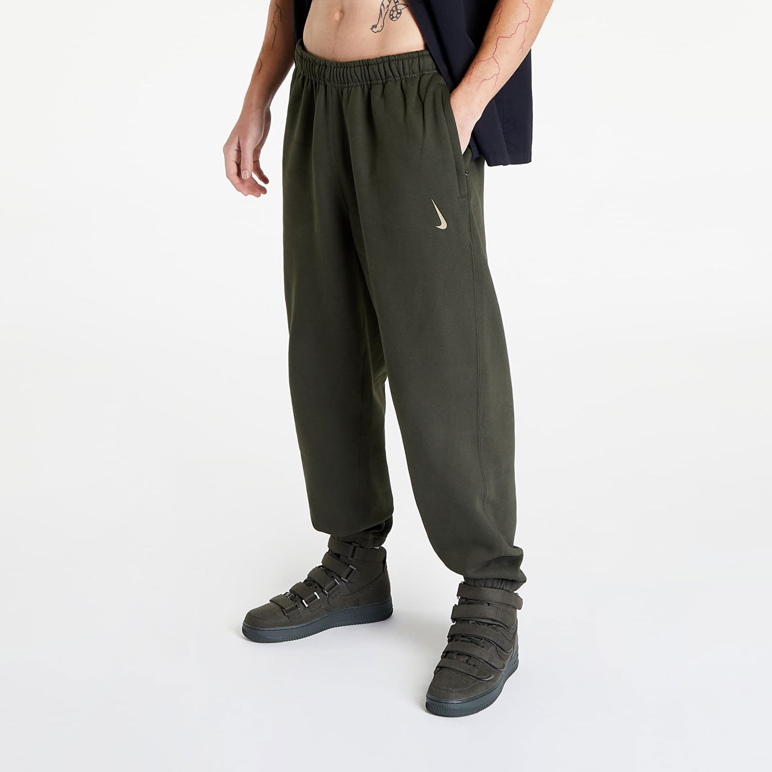 Tepláky Nike Billie Eilish x Fleece Pants Zelené | DQ7752-355, 0
